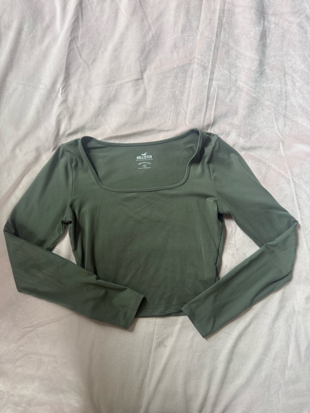 Green Hollister long sleeve